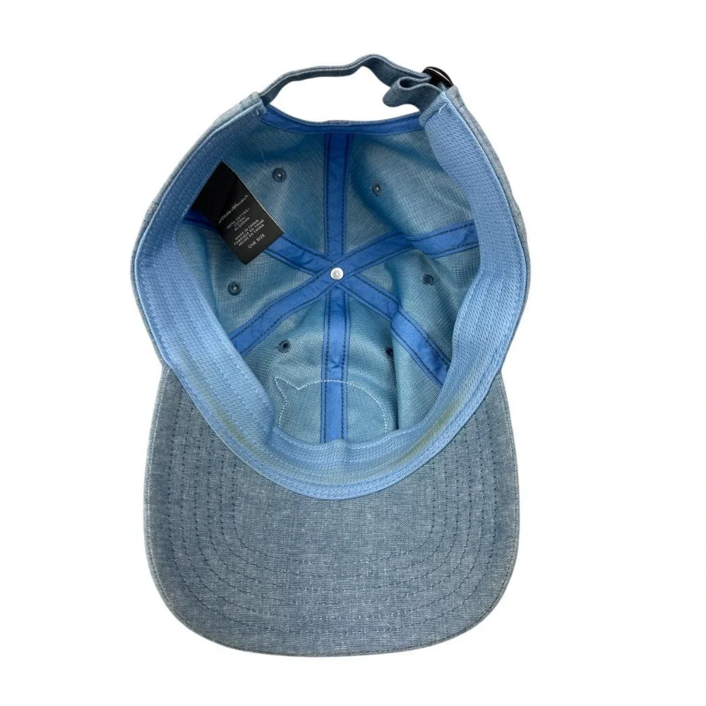 Eddie Bauer Hat Est‎ 1920 Blue Mountain Eagle Patch Adjustable 100% Cotton Cap